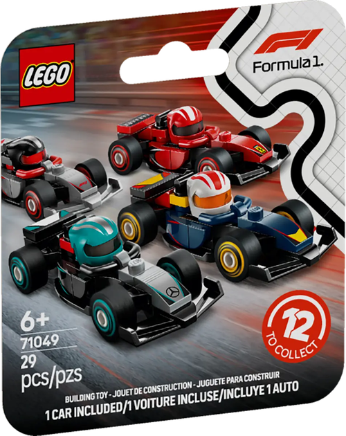 Конструктор LEGO Колекційні автомобілі F1 29 елементів (71049) - зображення 1