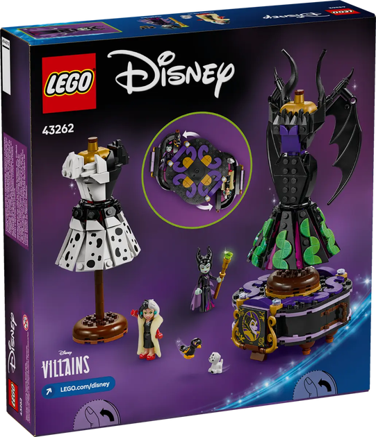 Конструктор LEGO Disney Платья Малефисенты и Круэллы Де Виль 524 элемента (43262) - изображение 9