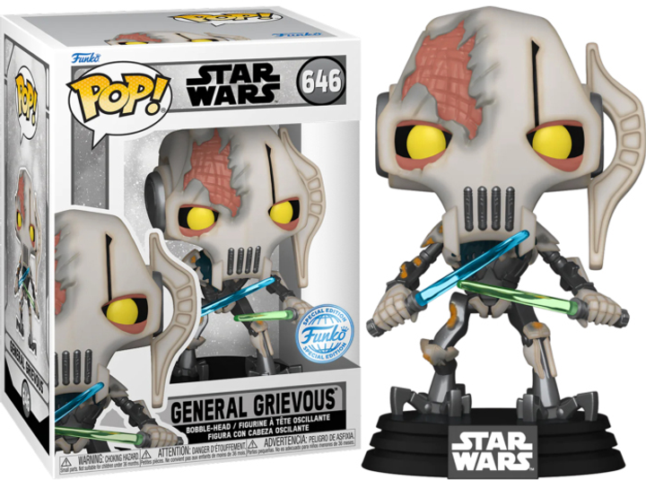 Фігурка Funko Pop! Star Wars Legacy Video Games Battlefront II- Grievous damaged 74812 (889698748124) - зображення 2