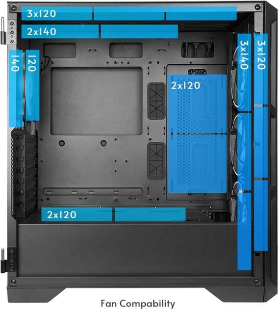 Obudowa Chieftec Apex Lumo Black (GA-01B-L-OP) - obraz 10