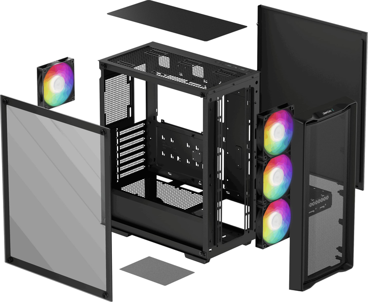 Obudowa DeepCool CC560 Mesh V2 Black (R-CC560-BKAMA4-G-2) - obraz 11