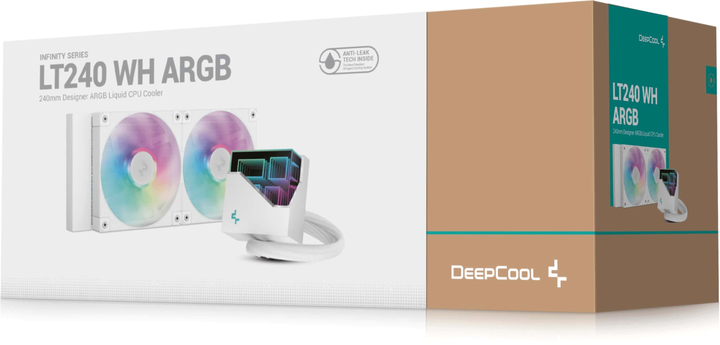 Система водяного охолодження DeepCool LT240 ARGB White (R-LT240-WHAMNC-G-1) - зображення 6