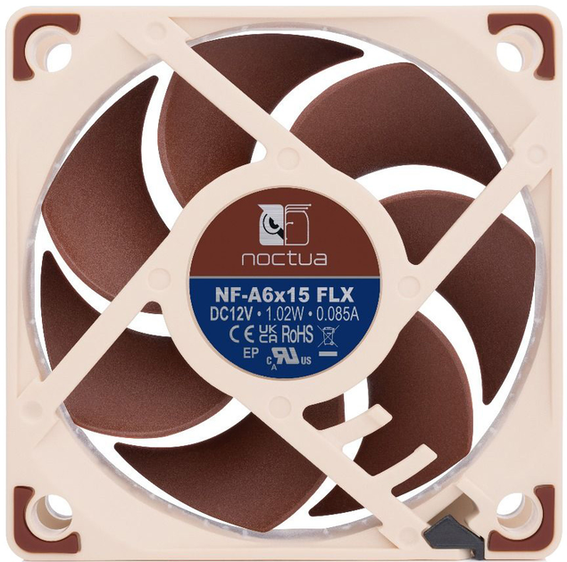 Вентилятор Noctua NF-A6x15 FLX - зображення 2