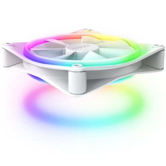 Wentylator NZXT F120 RGB DUO 120 mm PWM White (RF-D12SF-W1) - obraz 4