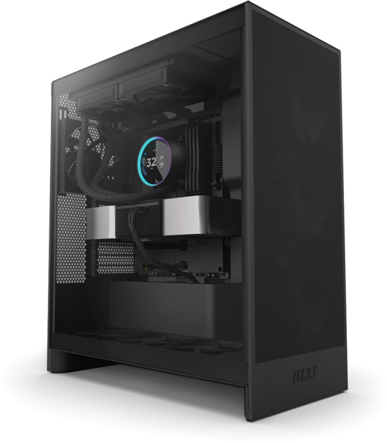 Система рідинного охолодження NZXT Kraken Elite 240 мм AIO liquid cooler, Display, Radiator Fans Black (RL-KN24E-B2) - зображення 5