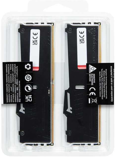 Pamięć RAM Kingston Fury DDR5-6000 16384MB PC5-48000 (Kit of 2x8192) Beast RGB Black (KF560C30BBEAK2-16) - obraz 6