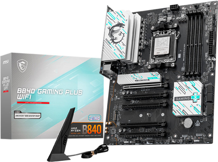 Płyta główna MSI B840 Gaming Plus Wi-Fi (sAM5, AMD B840, PCI-Ex16) (7E57-002R) - obraz 5