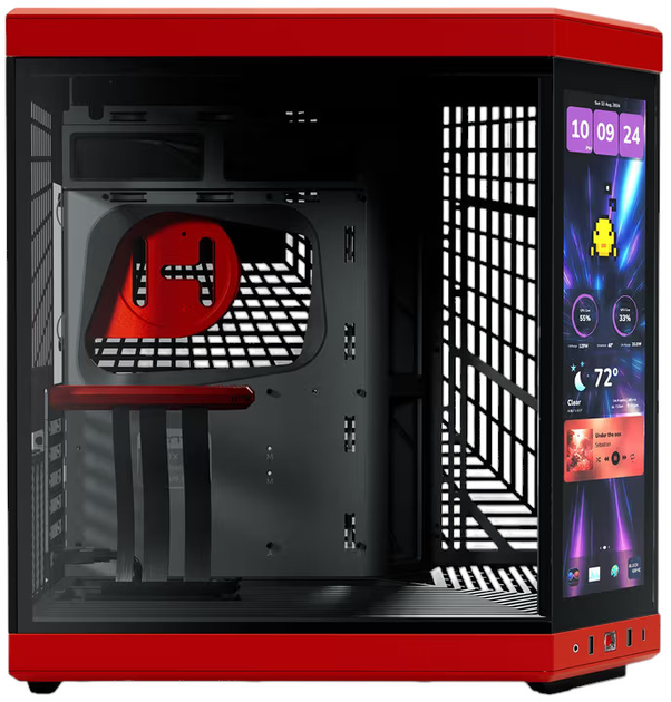 Корпус HYTE Y70 touch infinite Red-Black (CS-HYTE-Y70TTI-RB) - зображення 3