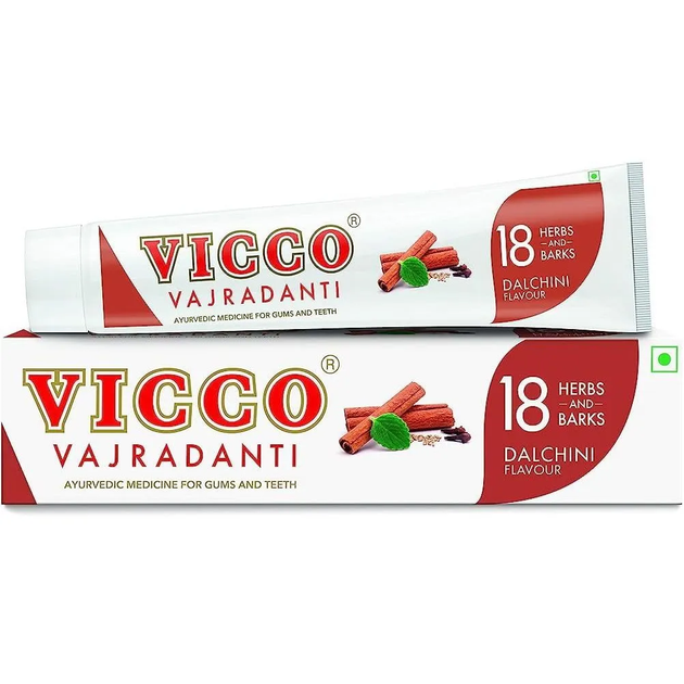 Зубна паста Vicco 100г аюрведична - Фото 1 Зубна паста Vicco 100г аюрведична - зображення 1