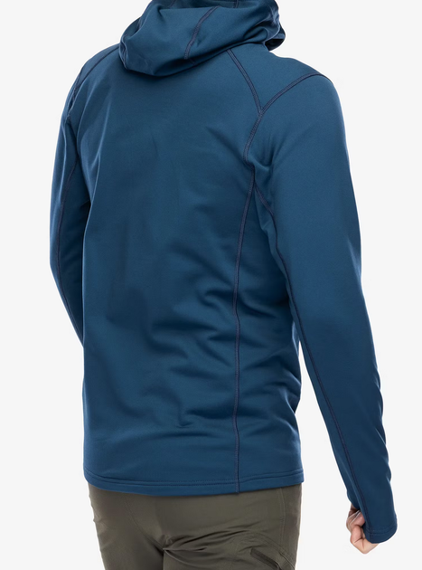 Мужская флисовая кофта Rab Superflux Hoody, Tempest Blue, L (RB QFG-13-TMB-LRG) - Фото 2 Мужская флисовая кофта Rab Superflux Hoody, Tempest Blue, L (RB QFG-13-TMB-LRG) - изображение 2