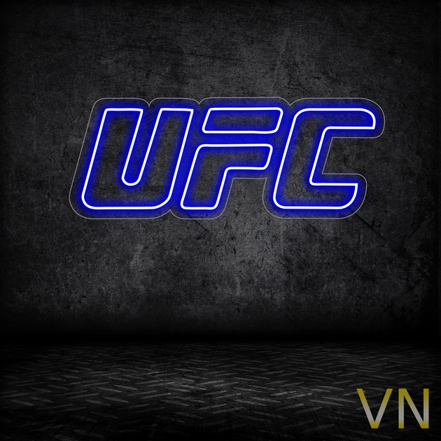 Неоновая вывеска "UFC" 30х13 см - Фото 1 Неоновая вывеска "UFC" 30х13 см - изображение 1
