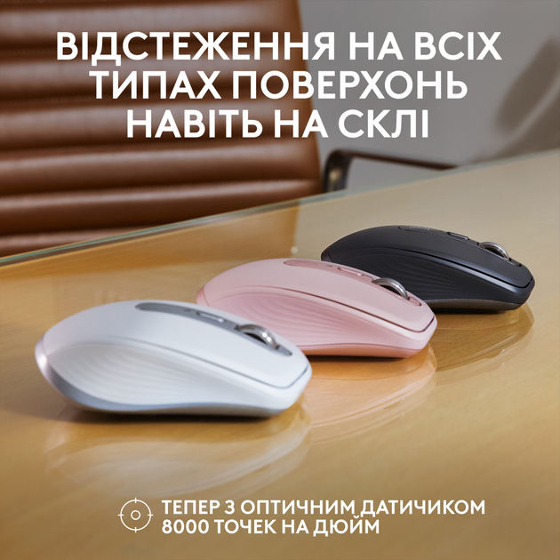 Мышь Logitech MX Anywhere 3S Bluetooth Graphite (910-006929) - изображение 2