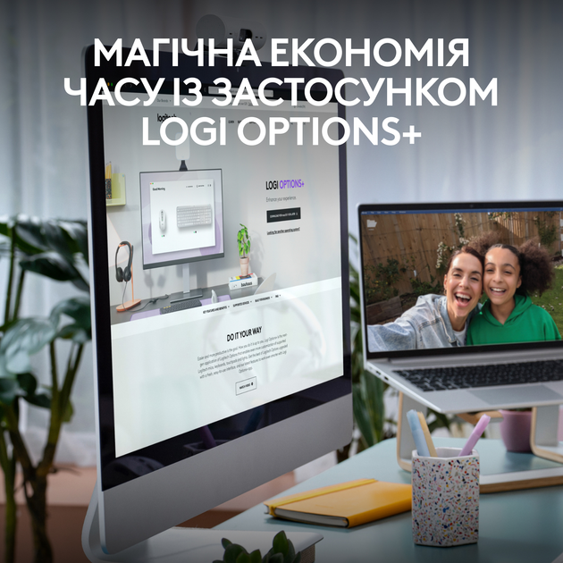 Комплект беспроводной Logitech MK950 Off-White (920-012491) - изображение 4
