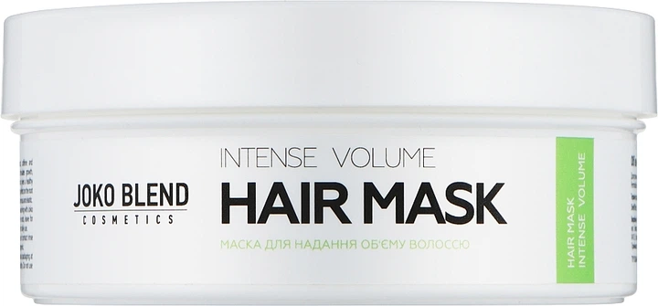 Маска для надання об'єму - Joko Blend Intense Volume Hair Mask 200ml (741829-31018540) - Фото 2 Маска для надання об'єму - Joko Blend Intense Volume Hair Mask 200ml (741829-31018540) - зображення 2