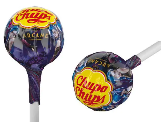 Chupa-Chups Arcane Огромный чупа-чупс в коллаборации с Аркейн