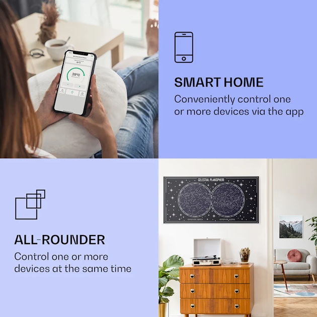 Инфракрасный панельный обогреватель Klarstein Wonderwall Air Art Smart - изображение 5