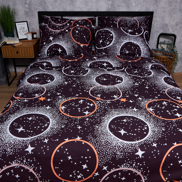 Набір Moon&Star Бязь Gold Люкс Cosmic Vibes Простирадло 180х220 см + 2 наволочки 70х70 см (MS-880000161) від Rozetka на платформі USKIDKA Акція на Набір Moon&Star Бязь Gold Люкс Cosmic Vibes Простирадло 180х220 см + 2 наволочки 70х70 см (MS-880000161) від Rozetka