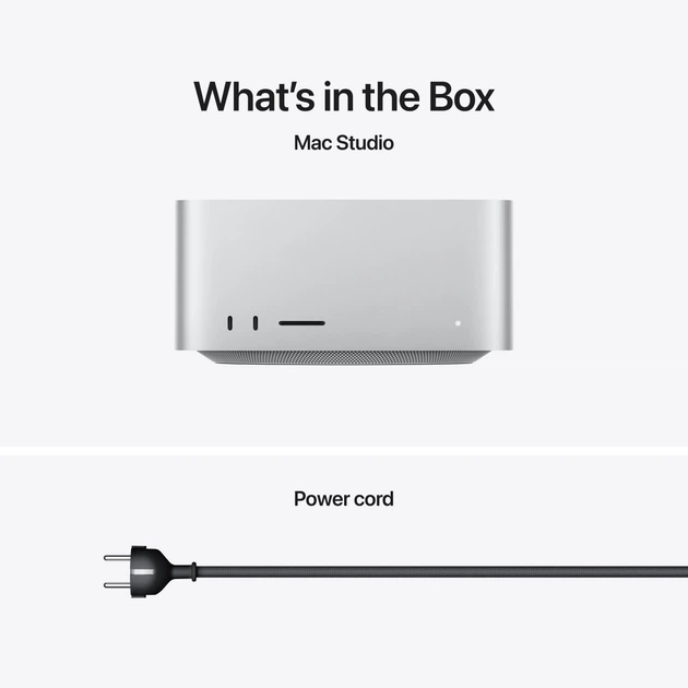 Компьютер Apple Mac Studio M4 Max/32 ядер GPU/36GB/512GB (MU963UA