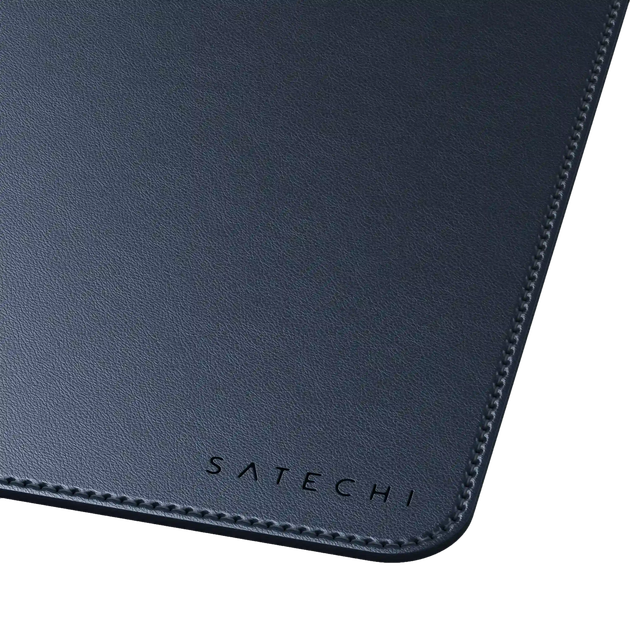 Коврик для компьютерной мыши Satechi Vegan Leather Premium Desk Mat Blue (ST-LPDMB) - изображение 5