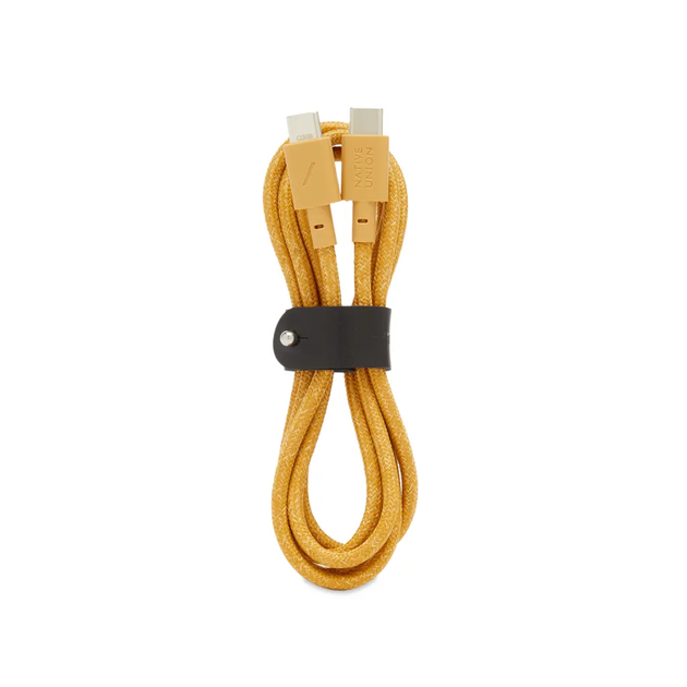 Кабель Native Union Belt Cable USB-C to USB-C 1.2m, Kraft (BELT-C-KFT-2-NP) - изображение 2
