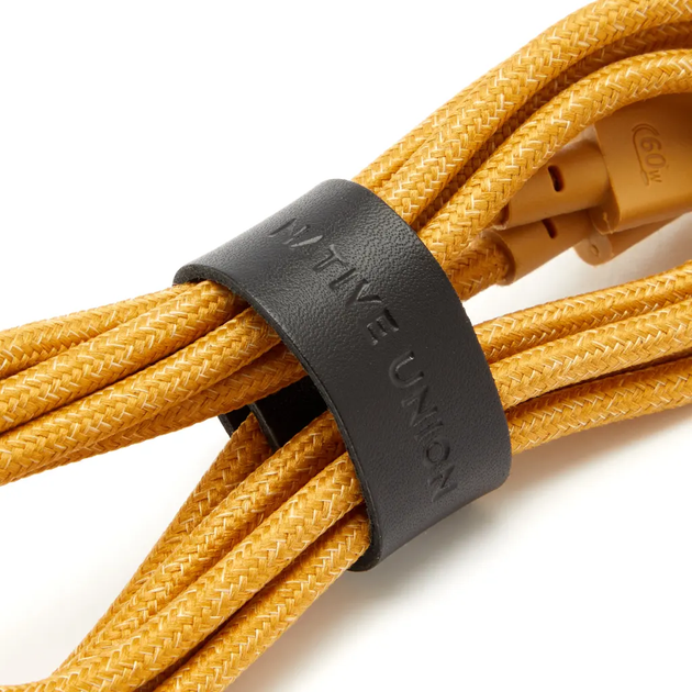 Кабель Native Union Belt Cable USB-C to USB-C 1.2m, Kraft (BELT-C-KFT-2-NP) - изображение 4