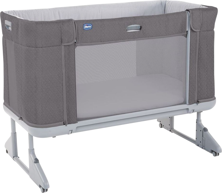 Ліжечко 3 в 1 Chicco Next2Me Forever Темно-сіре (79650.77) - зображення 1