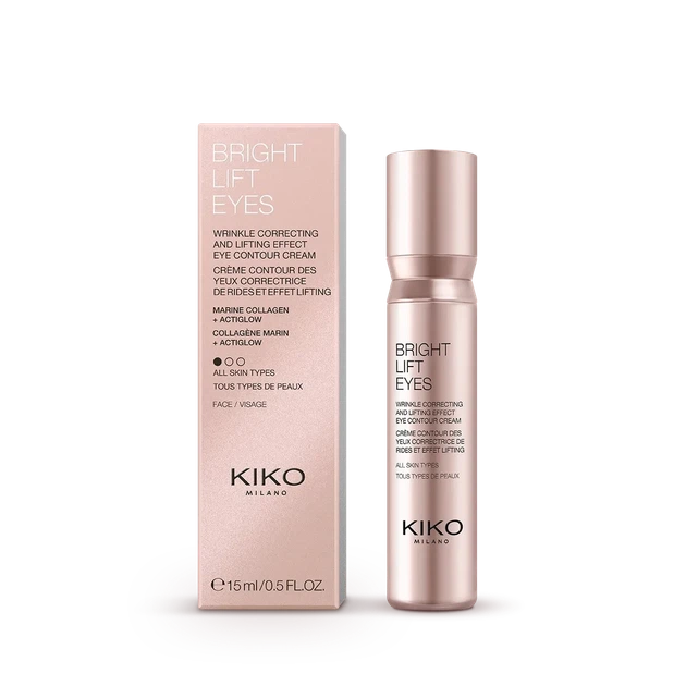 Ліфтинг-крем для шкіри навколо очей Bright Lift Eyes Kiko Milano 15мл - Фото 1 Ліфтинг-крем для шкіри навколо очей Bright Lift Eyes Kiko Milano 15мл - изображение 1