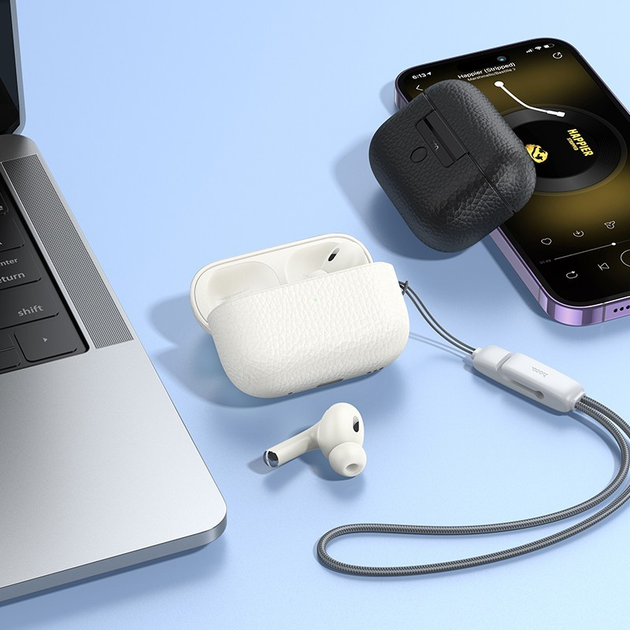 Бездротові навушники HOCO EQ9 Duke true wireless BT headset Milky white (6942007612814) - зображення 3