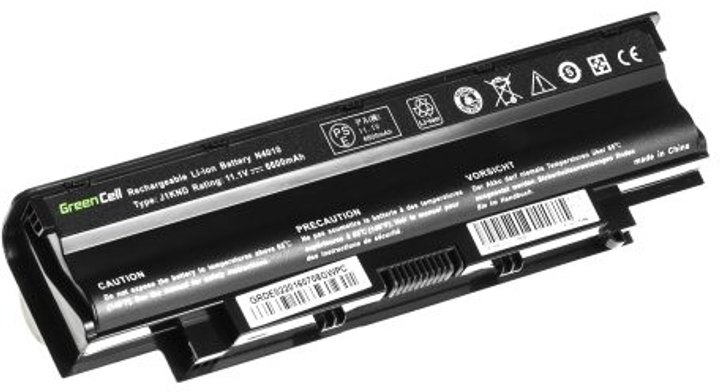 Bateria Green Cell DE02D do Dell Inspiron J1KND 11.1 V 6600 mAh (5902701413507) - obraz 5