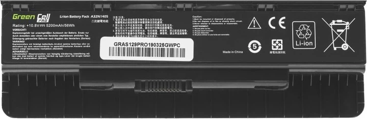 Bateria Green Cell A32N1405 do Asus Asus G551 10.8 V 5200 mAh (AS129PRO) - obraz 3