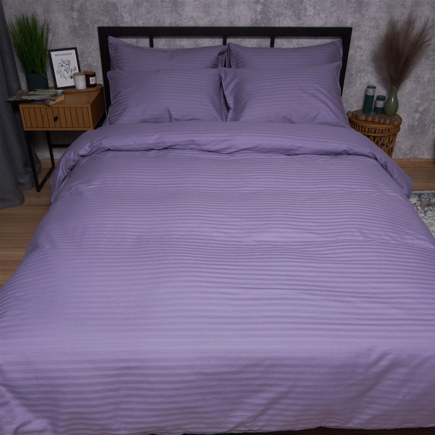 Постільний набір Moon&Star підковдра 200х220 + 2 наволочки 70х70 Satin Stripe Soft Lilac (MS-890000851) від Rozetka на платформі USKIDKA Акція на Постільний набір Moon&Star підковдра 200х220 + 2 наволочки 70х70 Satin Stripe Soft Lilac (MS-890000851) від Rozetka