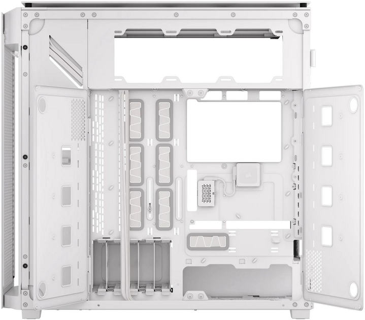 Obudowa Corsair iCUE LINK 9000D RGB Airflow White (CC-9011274-WW) - obraz 6
