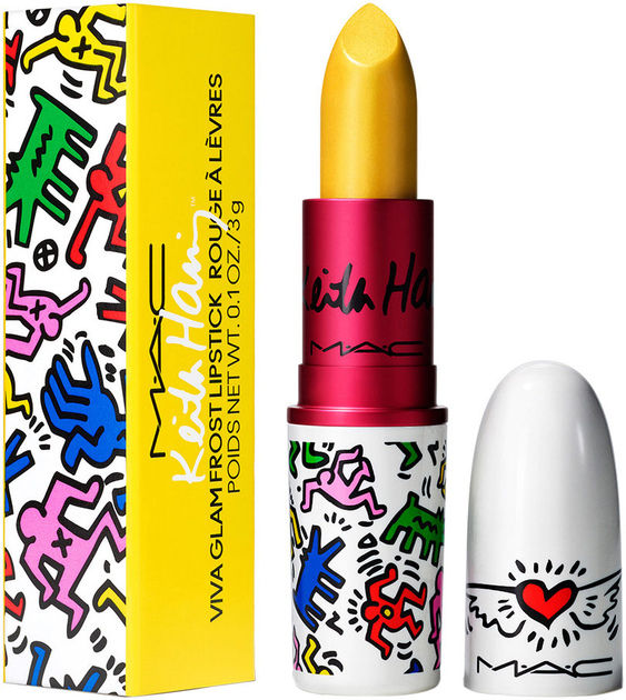 Szminka M.A.C Viva Glam X Keith Haring Longwear St. Marks Yellow 3 g (773602641918) - obraz 2