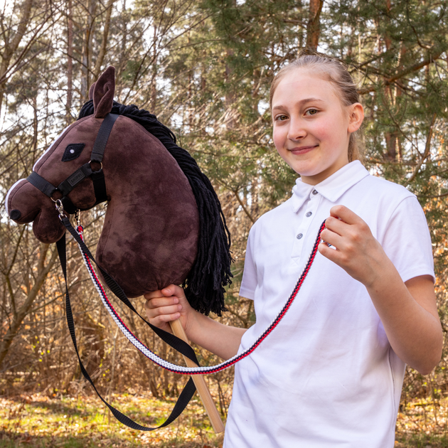 Akcesoria dla konia Hobby Horse Skippi Lonża, uwiąz i marchewka (5906361450384) - obraz 7