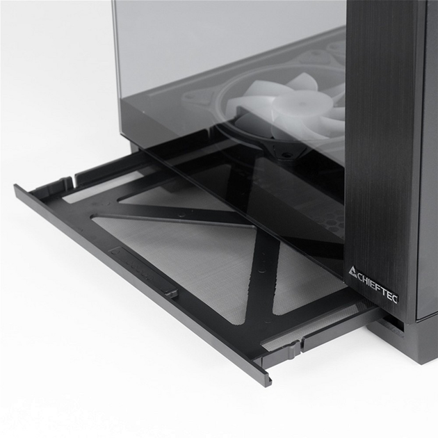 Корпус Chieftec Visio Black (GM-30B-TG-OP) - зображення 8