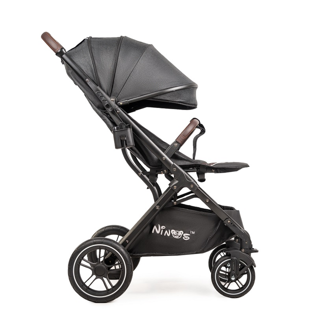 Прогулянкова коляска Ninos Nava, Black, чорний - изображение 5