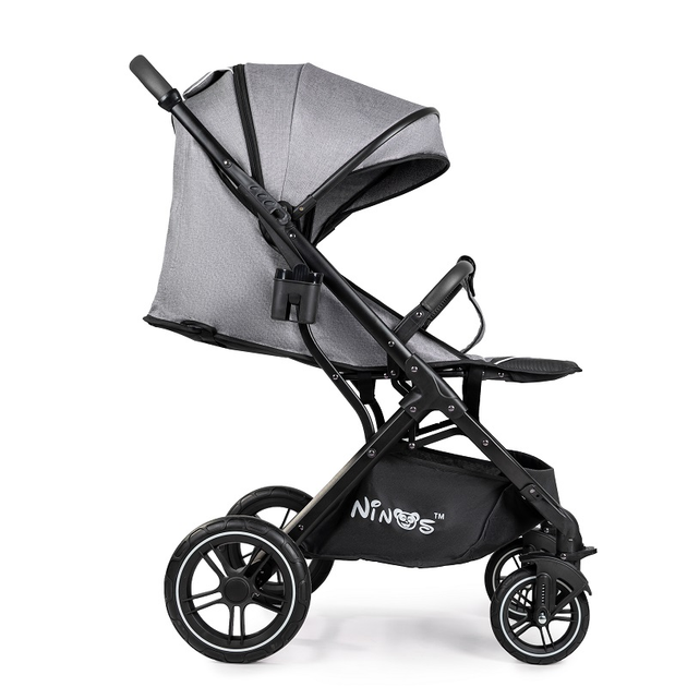 Прогулянкова коляска Ninos Nava, Light Grey, світло-сірий - изображение 6
