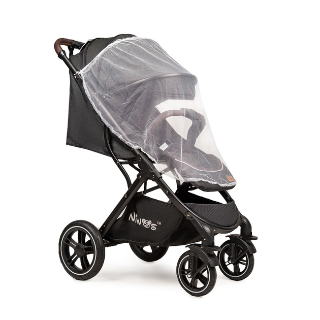 Прогулянкова коляска Ninos Nava, Light Grey, світло-сірий - изображение 16