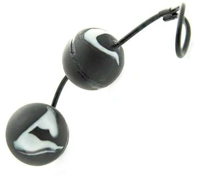 Вагинальные шарики Oscilating Duo Balls цвет черный (15019005000000000) - изображение 2