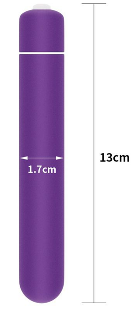 Вибропуля Lovetoy X-Basic Bullet 10 Speeds цвет фиолетовый (20865017000000000) - изображение 6