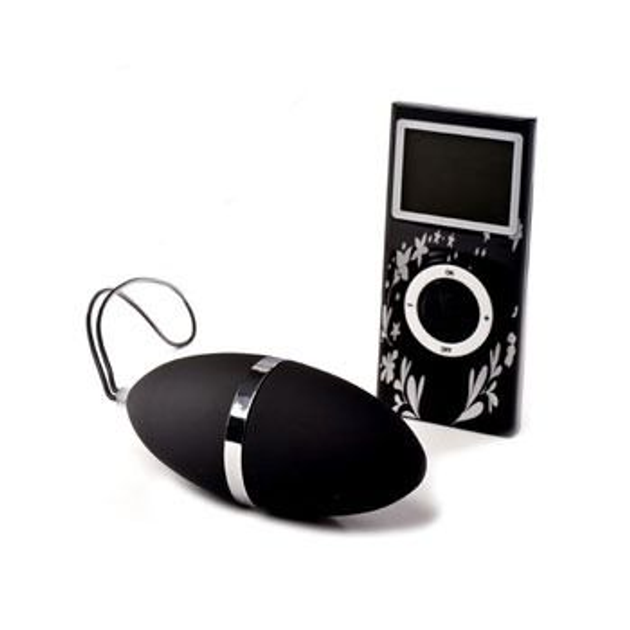 Виброяйцо Plaisirs Secrets на дистанційному управлінні Vibrating Egg колір чорний (12111005000000000) - зображення 2