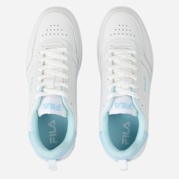 Sneakersy damskie do kostki Fila Rega Wmn FFW0407-13395 37 23.3 cm Biały/Niebieski (8720905108787) - obraz 4