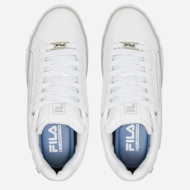 Sneakersy damskie na platformie Fila Sintra Wmn FFW0493-10004 40 25 cm Białe (8720905060849) - obraz 4