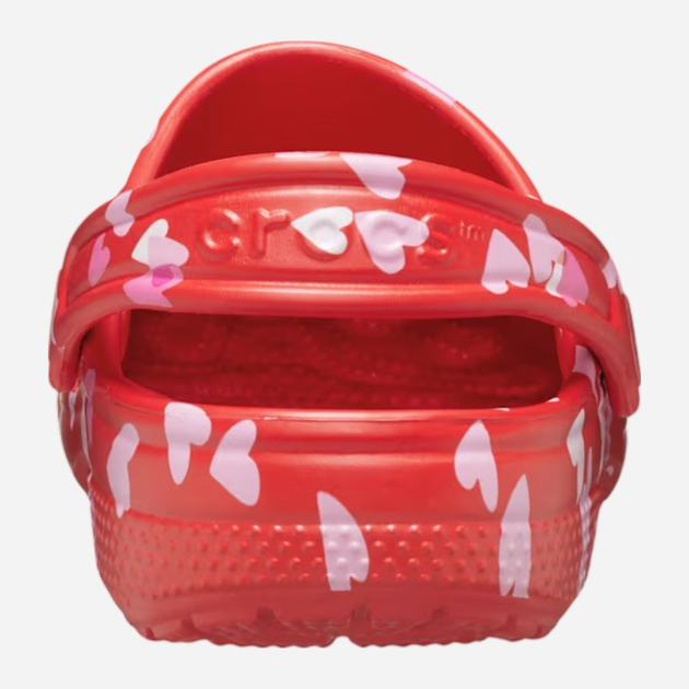 Chodaki dziecięce dla dziewczynki Crocs Classic Vday Clog Kids 209754-6ZR 29-30 (C12) Czerwone (198445107863) - obraz 5