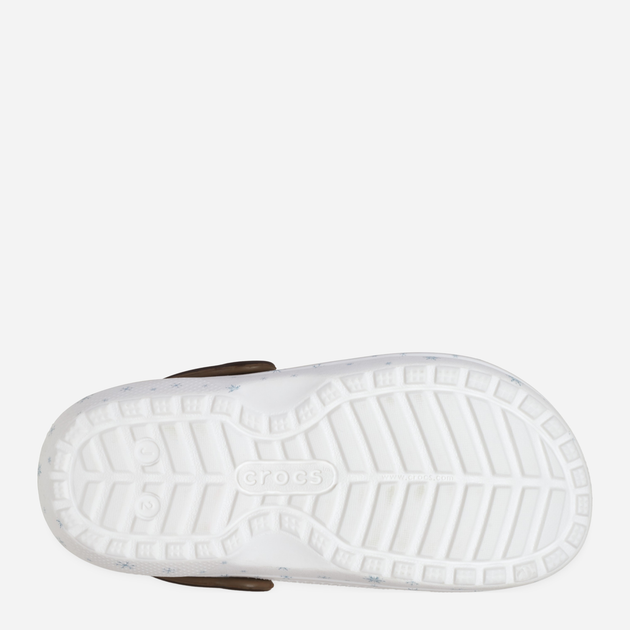 Підліткові крокси-сабо для дівчинки утеплені Crocs Classic Frozen Olaf Clog Kids 210234-90H 36-37 Білі (196265808045) - зображення 6