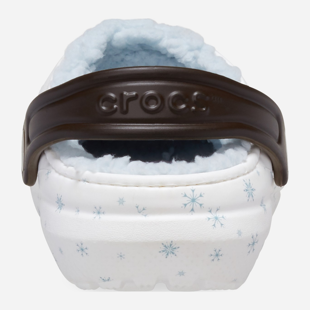 Chodaki dziecięce dla dziewczynki ocieplane Crocs Classic Frozen Olaf Clog T 210236-90H 25-26 Białe (196265808229) - obraz 5