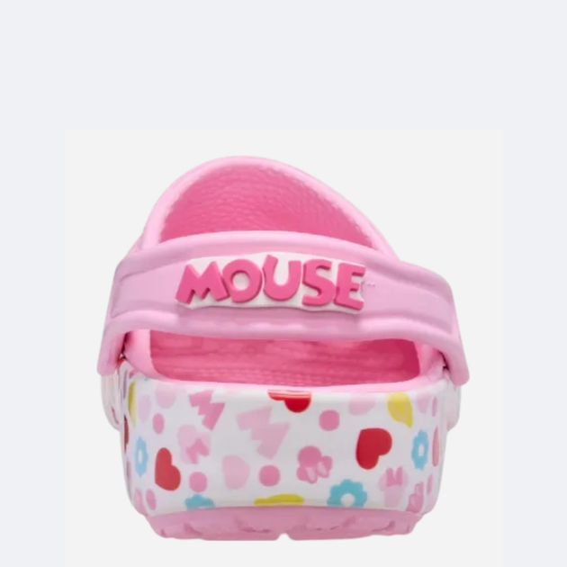 Дитячі крокси-сабо для дівчинки Crocs Classic Mickey Minnie Friends Clog Kids T 210894-90H 22-23 (C6) Рожеві (198445132797) - зображення 6