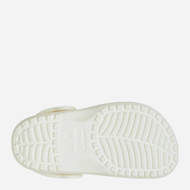 Chodaki dziecięce dla dziewczynki Crocs Classic Floral Cut Out Clog Kids T 210944-0WV 23-24 (C7) Białe (198445118647) - obraz 4