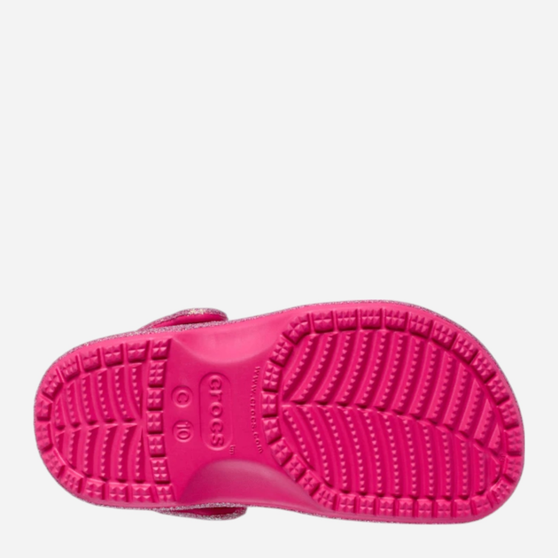 Дитячі крокси-сабо для дівчинки Crocs Classic Iridescent Glitter Clog Kids 210986-6ZQ 28-29 (C11) Рожеві (198445120800) - зображення 6