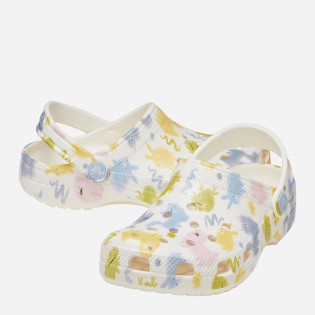 Дитячі крокси-сабо для дівчинки Crocs Classic Pastel Pets Clog Kids T 210989-0WV 24-25 (C8) Різнокольорові (198445121036) - зображення 3
